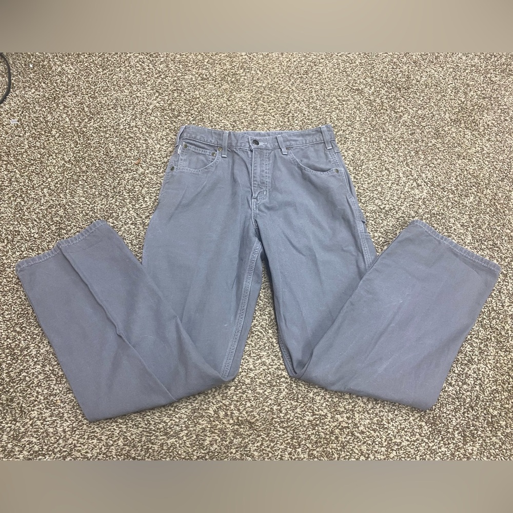 Carhartt Loose Fit Gray Cotton Pants